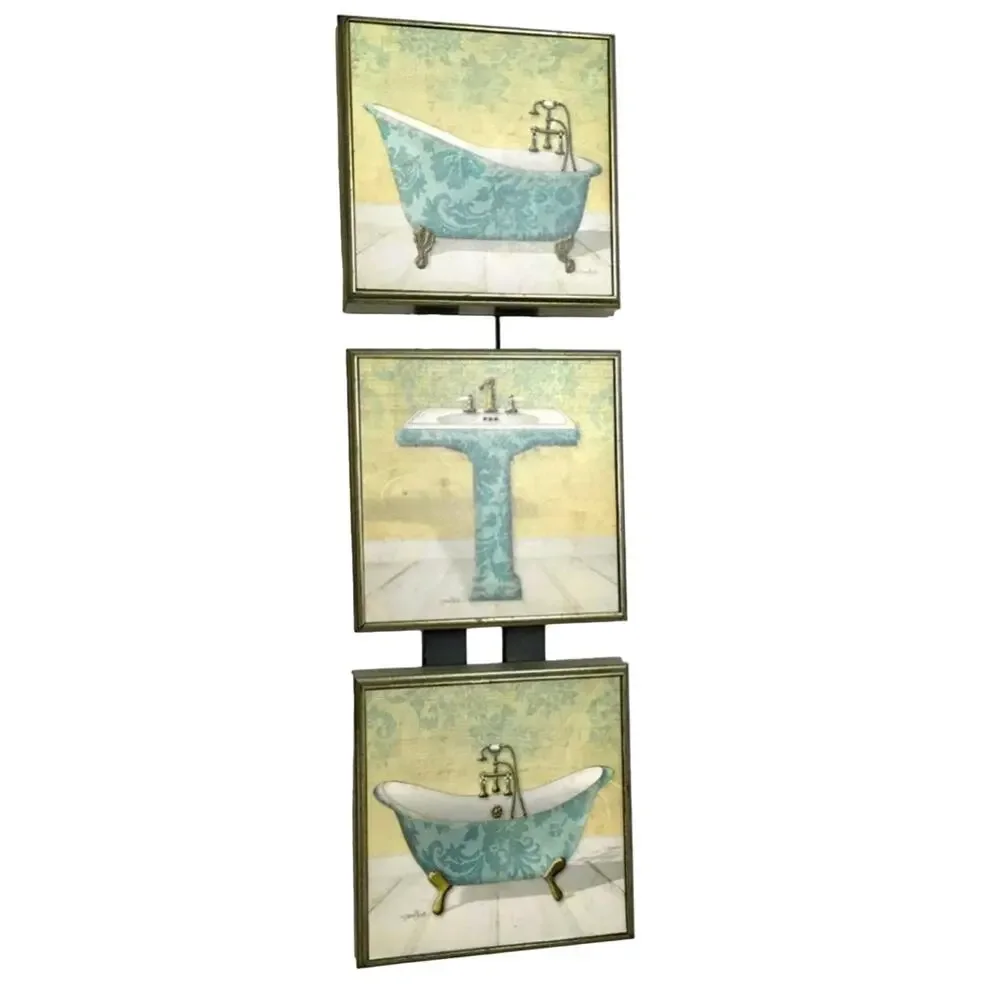 Diane Stimson 3 Tile Vertical Wall Art
